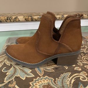 Brown Suede Ankle Boots - Brand New